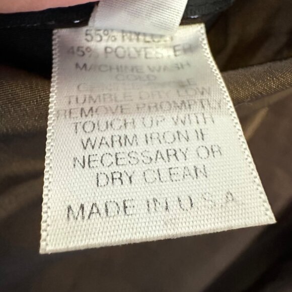 Mycra Pac Donatella Jacket Women S 6/8 Brown Black Reversible Coat Pleated Hood - Picture 8 of 10